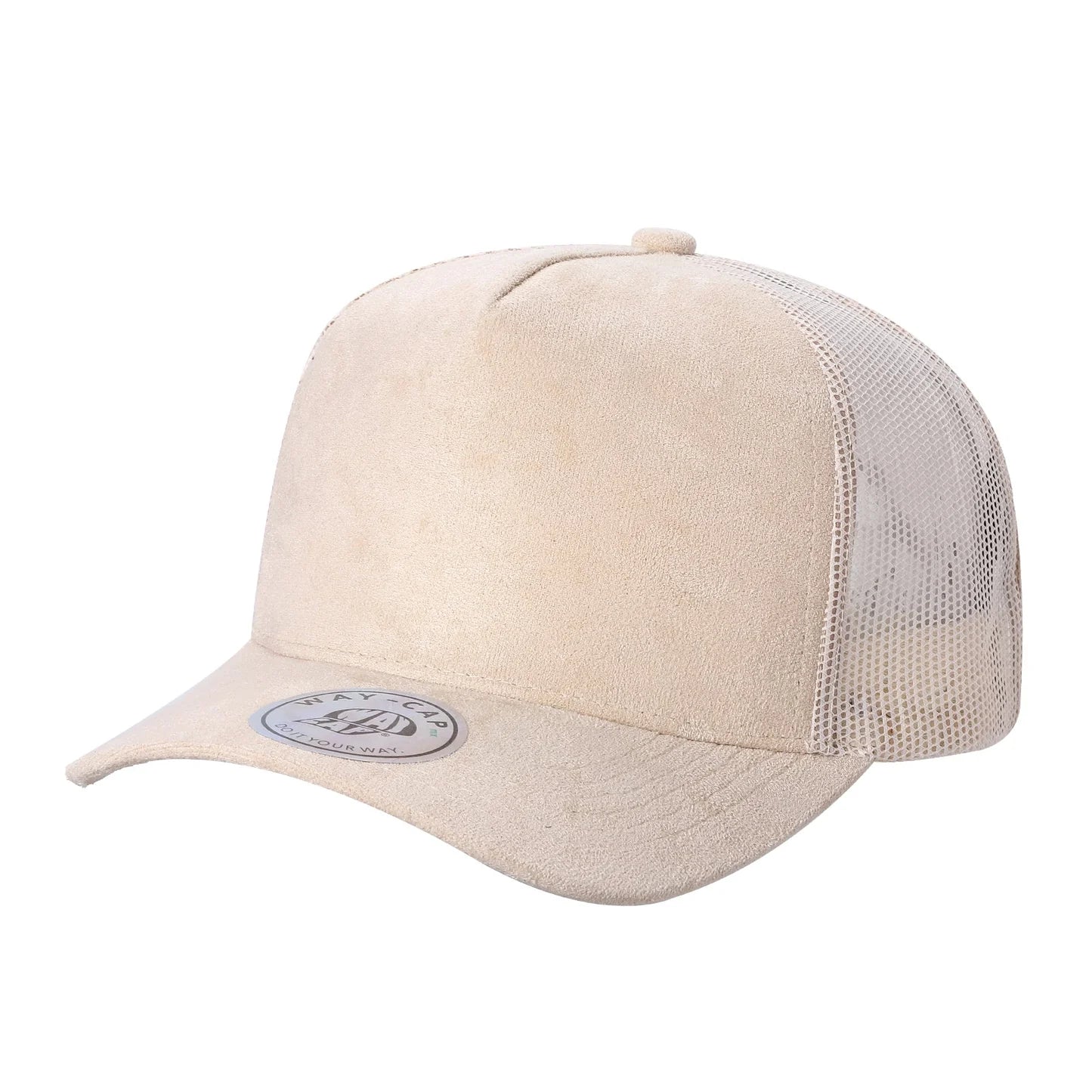 SUM>PK6>5PANEL, SUEDE FRONT, MESH BACK-$6