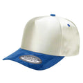TCSTS-DZ-SATIN CROWN & SUEDE BILL 5PANEL SNAP BACK12PCS/DZ
