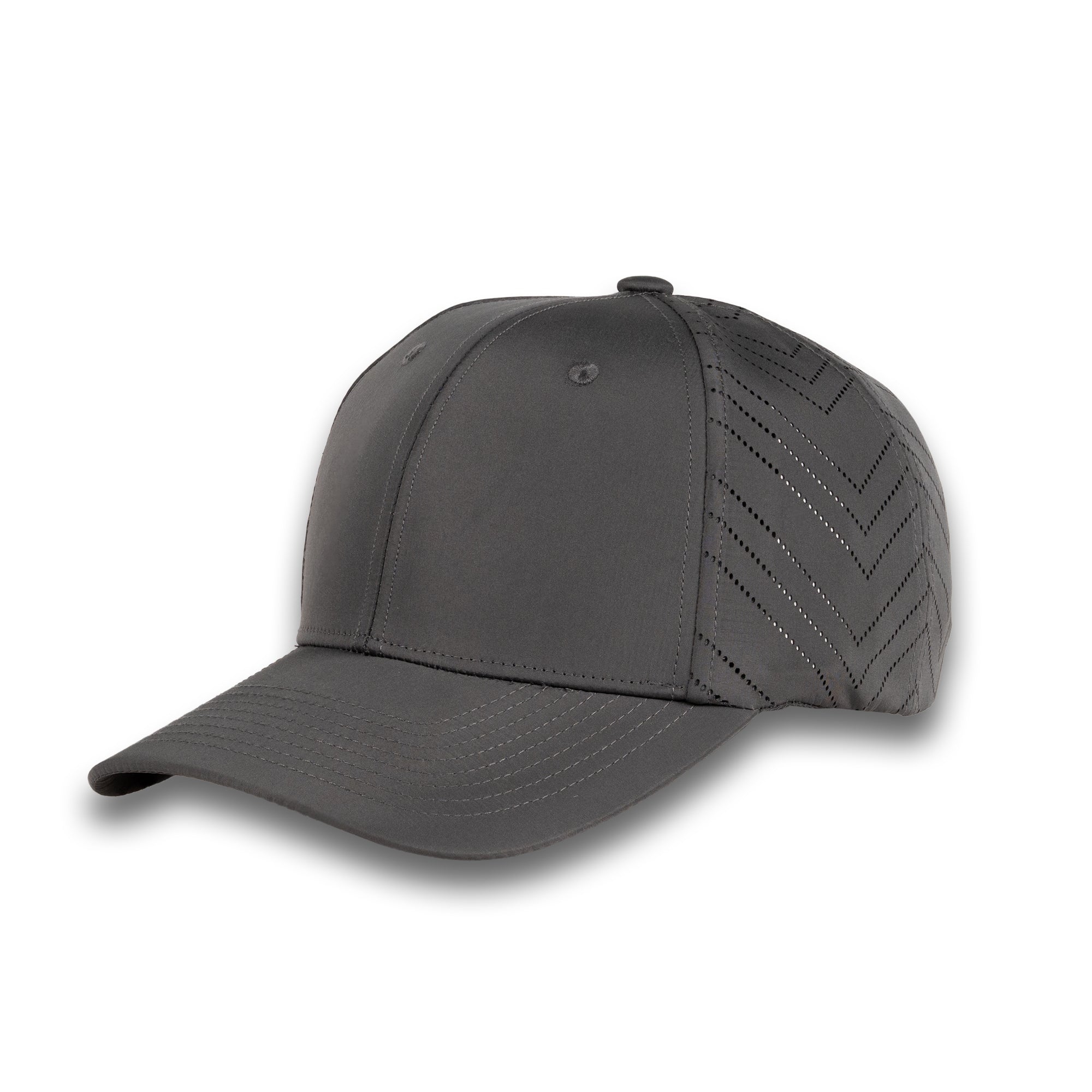 Wholesale 6 Panel Laser Performance Cap - Adjustable Buckle Back Hat-6LaserGJHOT8