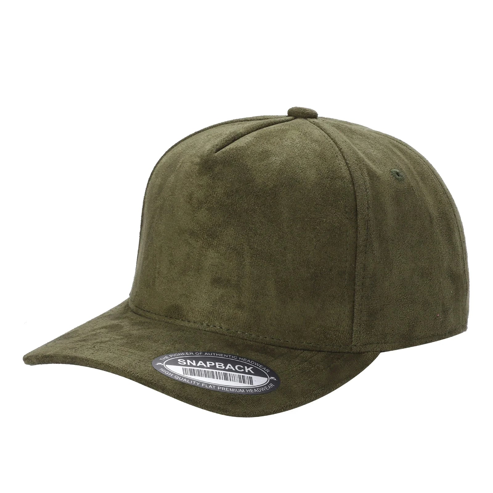 5SUEDE - SOLID SUEDE FABRIC 5PANEL BALLCAP 5SUEDE