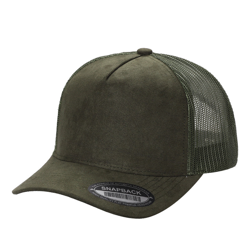 SUM>PK6>5PANEL, SUEDE FRONT, MESH BACK-$6