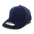 Navy PB235 6 panel corduroy mesh structured adjustable snapback blank cap for embroidery