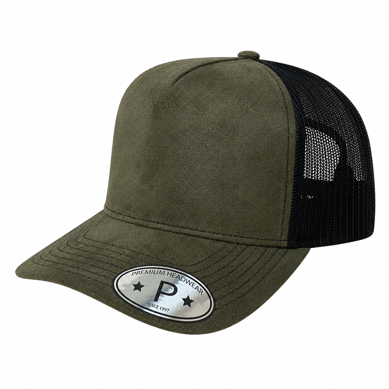 SUM-5PANEL, SUEDE FRONT, MESH BACK