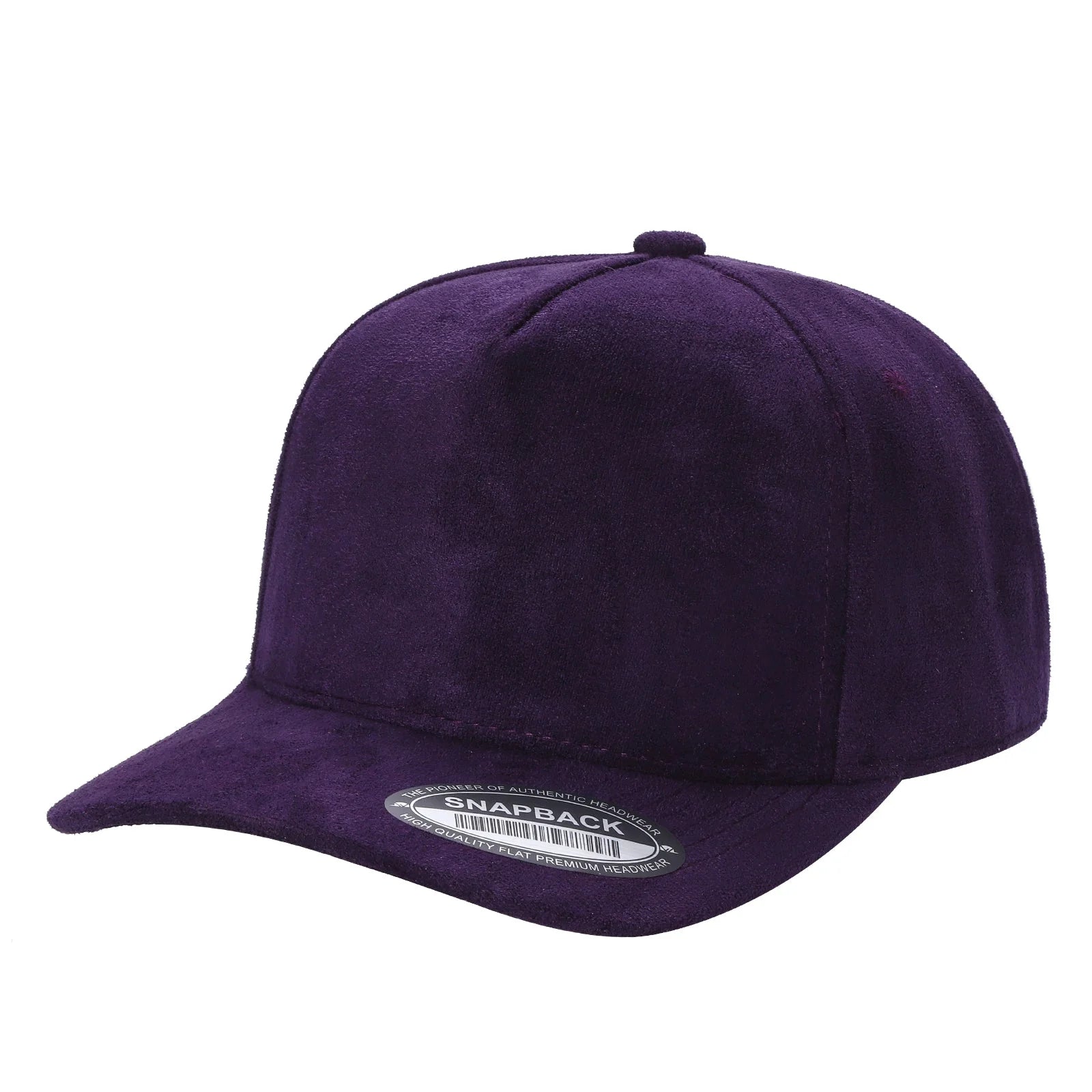 5SUEDE - SOLID SUEDE FABRIC 5PANEL BALLCAP 5SUEDE
