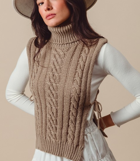 ST2214-01-SWEATER TOP/