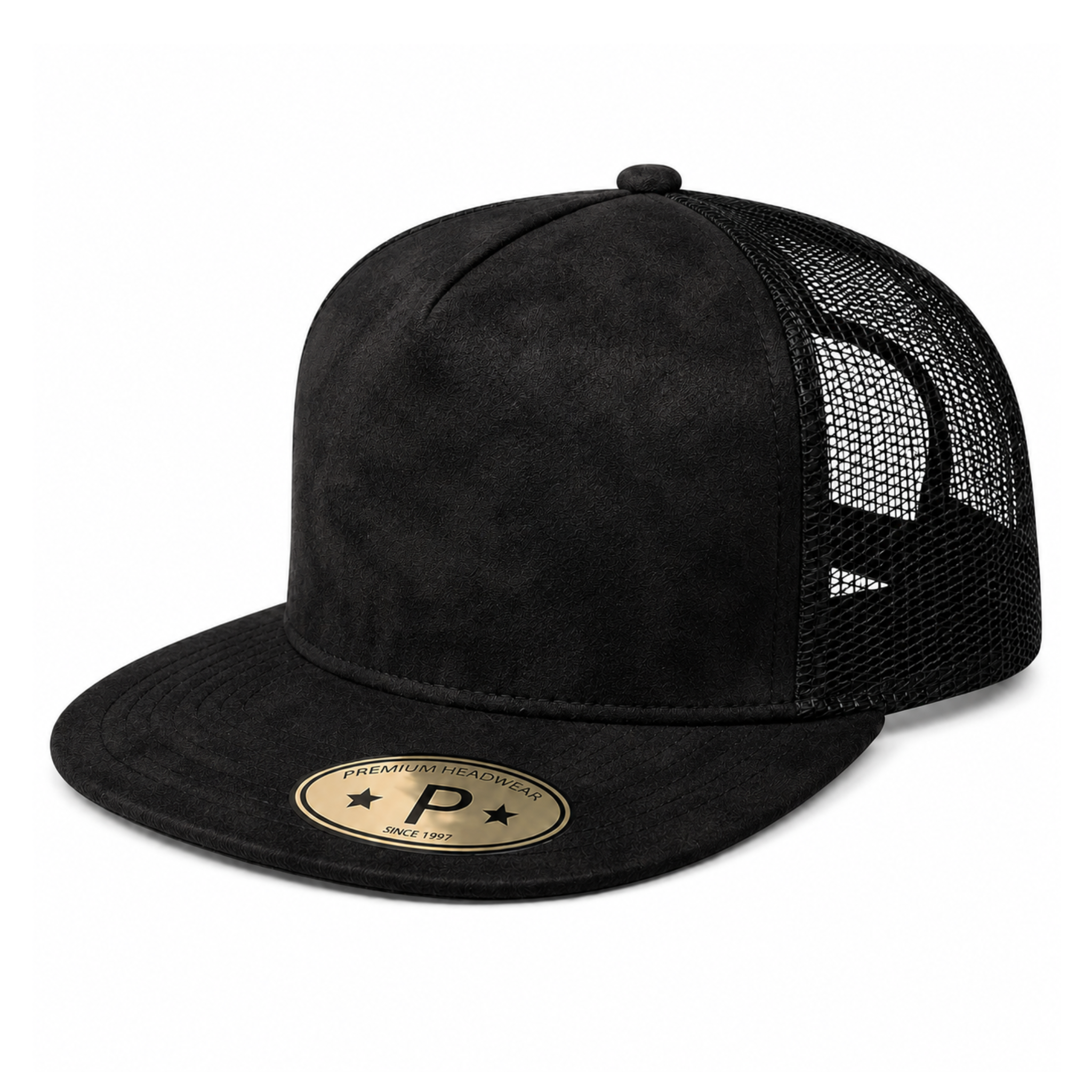 SUM-5PANEL, SUEDE FRONT, MESH BACK