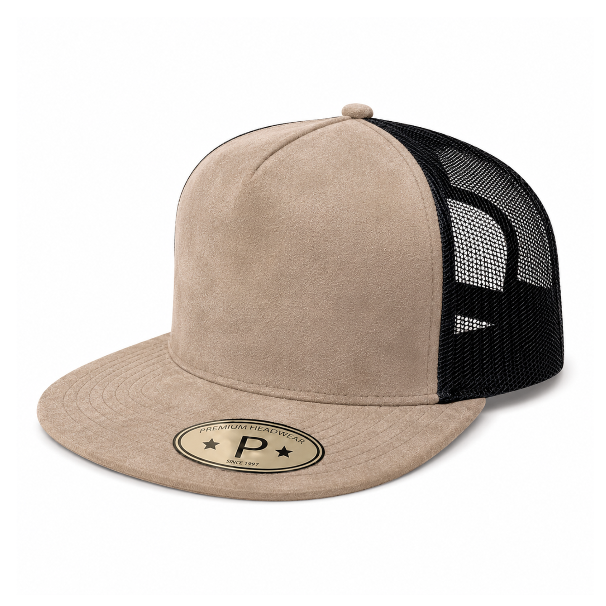 SUM-5PANEL, SUEDE FRONT, MESH BACK