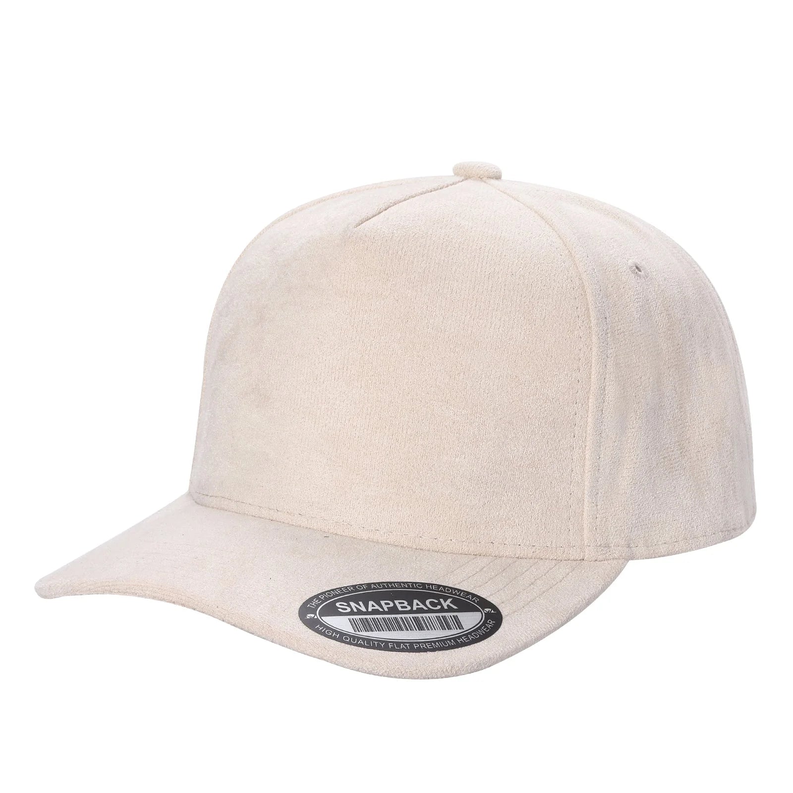 5SUEDE - SOLID SUEDE FABRIC 5PANEL BALLCAP 5SUEDE