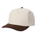 5FC2-PK6-Corduroy 5Panel Blank Baseball Cap 2Tone-$6/PK6