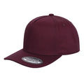 5Panel Solid Color Snapback Baseball Cap tcsol