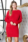 WD0025-1PC-BOAT NECK SWEATER MINI DRESS-$35/PC (TEST SAMPLE)
