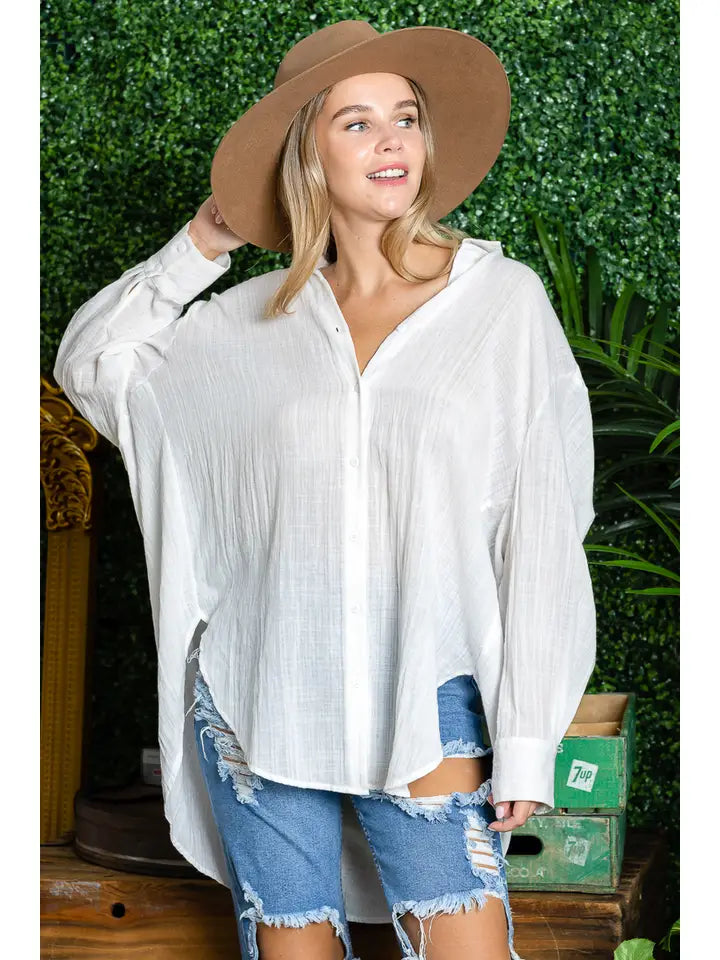 ST0105-PK3-WASHED OVERSIZED BUTTON UP SHIRTS-$18 (SML:111=3PCS)