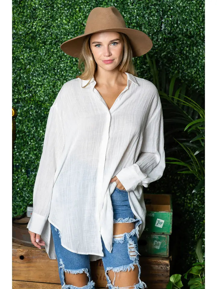 ST0105-PK3-WASHED OVERSIZED BUTTON UP SHIRTS-$18 (SML:111=3PCS)