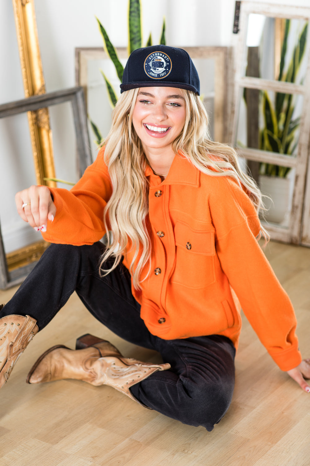 WK0022-1PC-FLEECE BUTTON DOWN OVERSIZED JACKET-$30 (TEST SAMPLE)