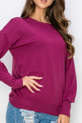 WT0001-PK4-CUTOUT DRAPED BACK PULLOVER-$24