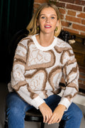 WT0013-PK3-HEART PATTERN DROP SHOULDER SWEATER TOP-$25 (SML:111=3PCS)