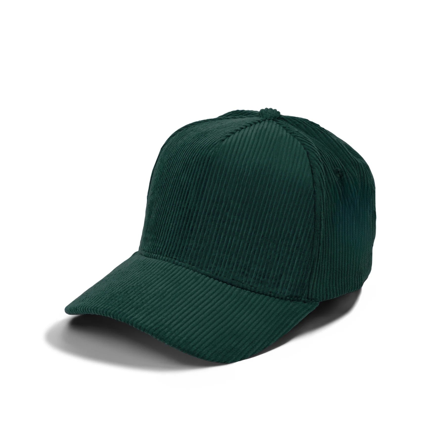 51>Corduroy 5Panel Blank Baseball Cap Solid
