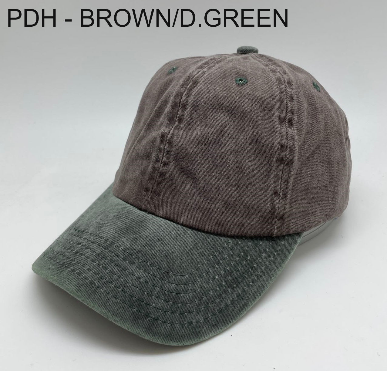 BOX PDH - Pigment Dyed - $396 / BOX (1 BOX = 18DZ = 216 PCS) - $22/DZ - Waycap INC