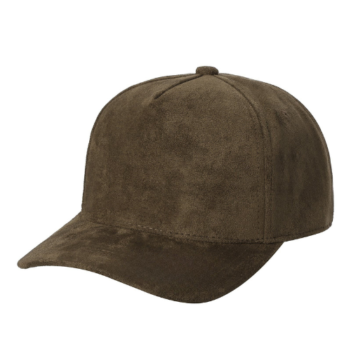 5Panel Whole Suede Fabric Snapback Blank Hats 5suede