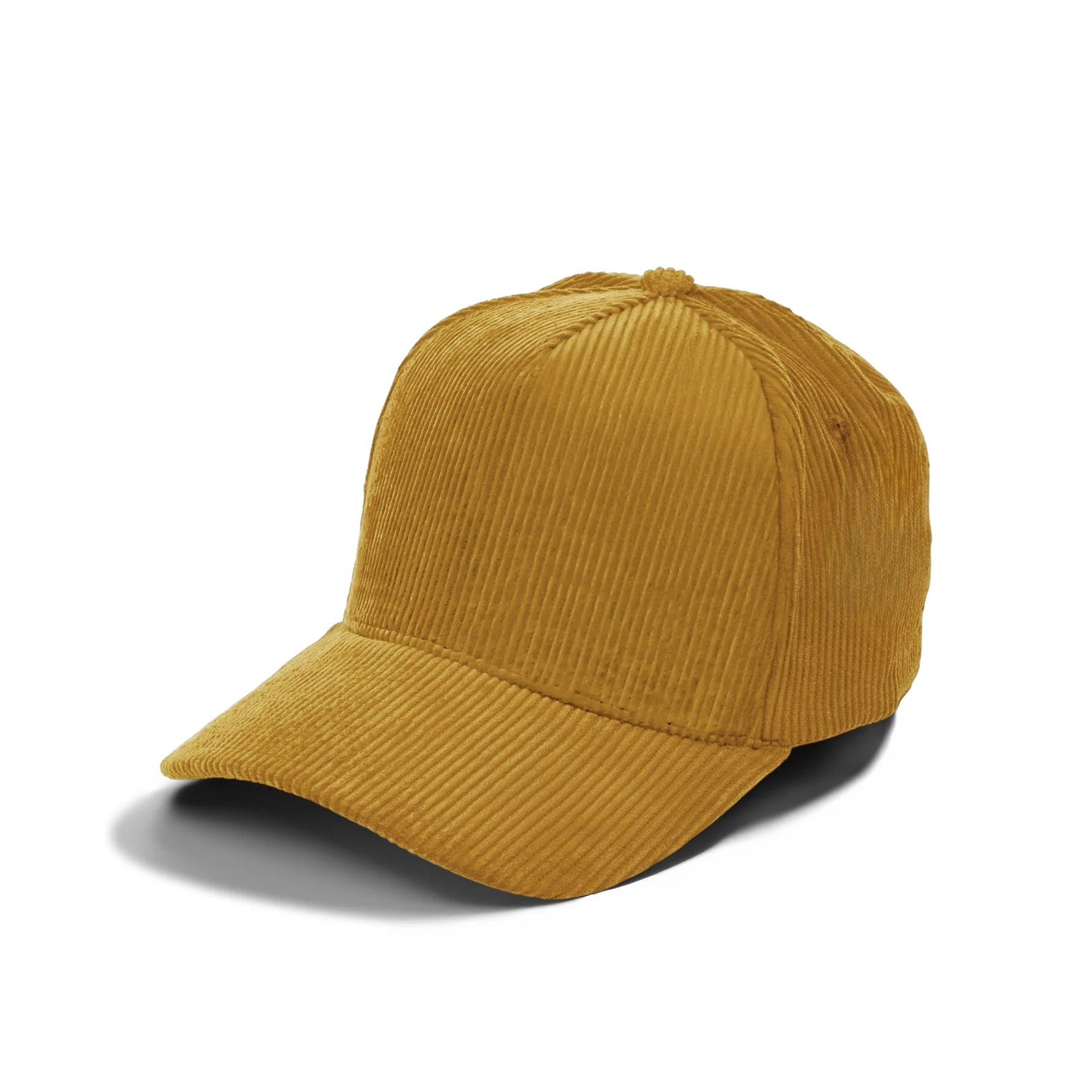 51>Corduroy 5Panel Blank Baseball Cap Solid