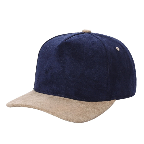 5Panel Whole Suede Fabric Snapback Blank Hats 5suede
