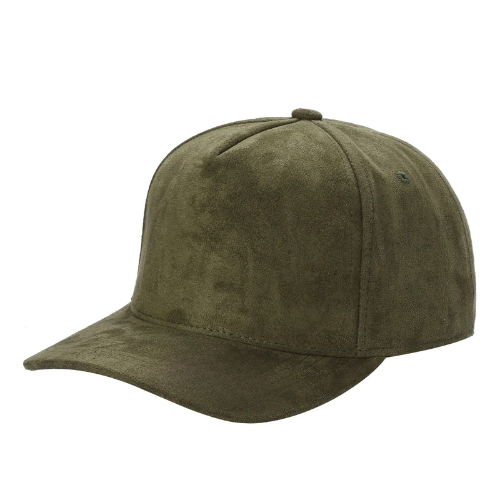 5Panel Whole Suede Fabric Snapback Blank Hats 5suede