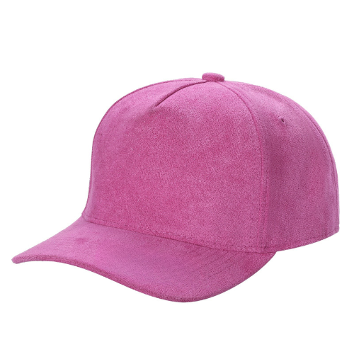 5Panel Whole Suede Fabric Snapback Blank Hats 5suede